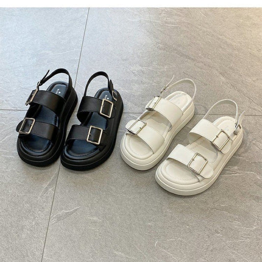 Odessa | Women’s Orthopedic Double Buckle Platform Slingback Sandals