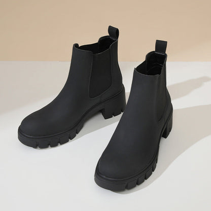 Sandy | Orthopedic Women's Thick Bottom Suede Dr Martens Boots