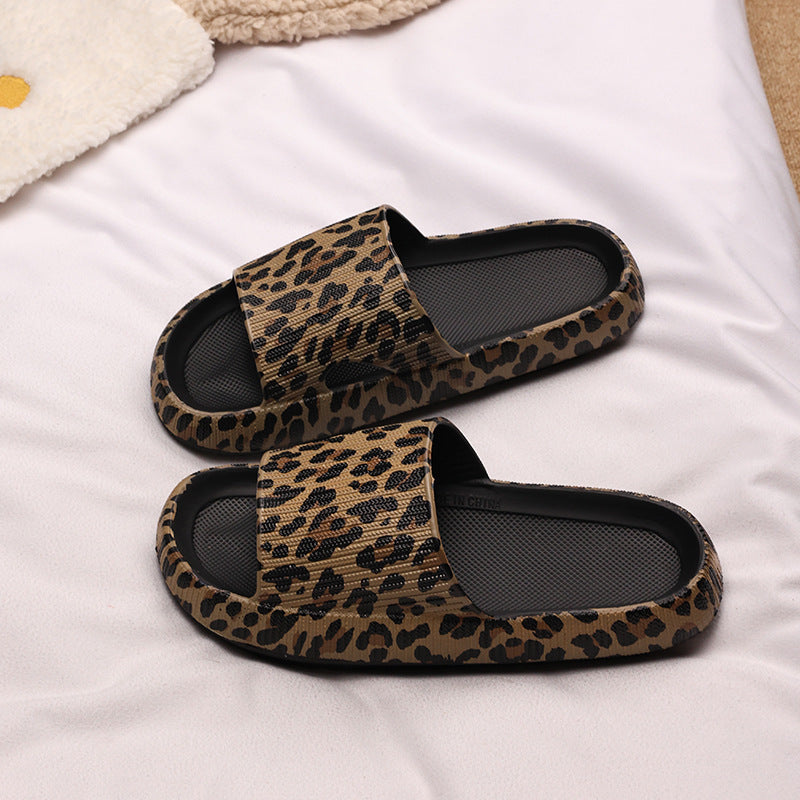 Kensley | Women’s Orthopedic Leopard Print Comfort Slides