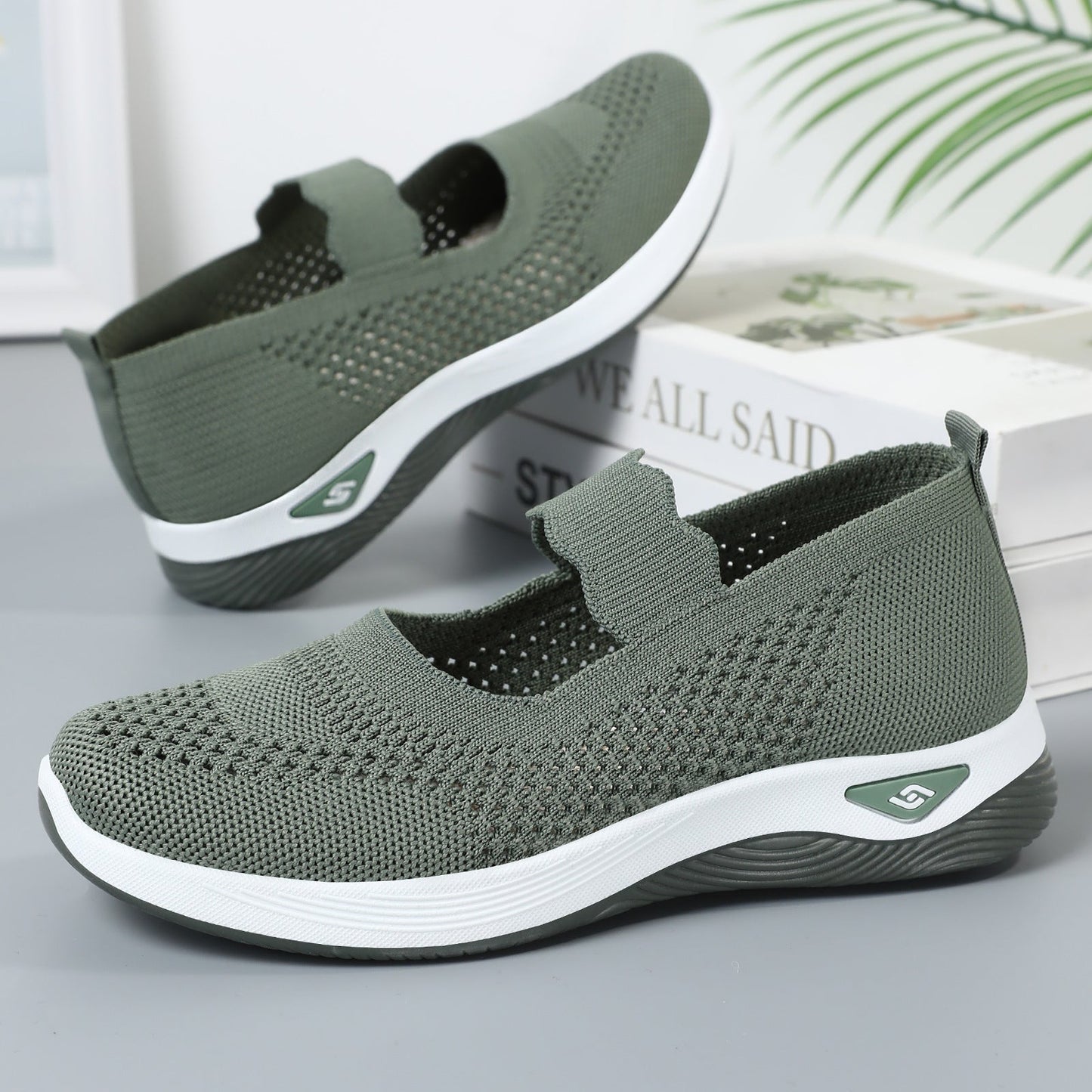 OrthoCare | Breathable Mary Jane Walking Sneakers