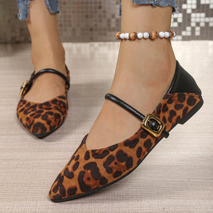 OrthoCare Suede Flats - Wide Fit Comfort Shoes