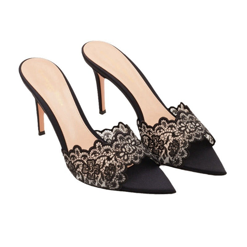 OrthoCare Lace-Up Stiletto Heels - Unique Elegance