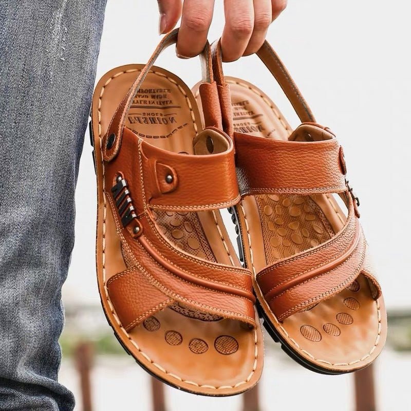 Asheron | Men’s Orthopedic Closed Toe Fisherman Sandals