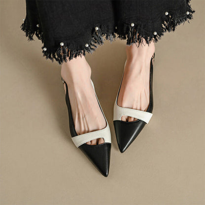 OrthoCare Pointed-Toe Slingback Flats