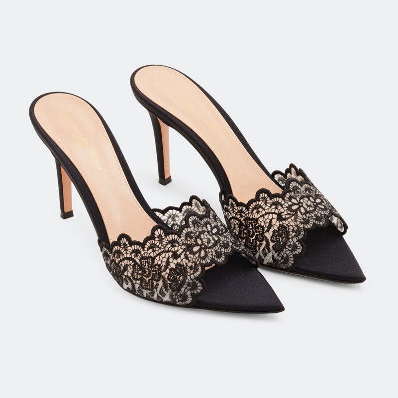 OrthoCare Lace-Up Stiletto Heels - Unique Elegance