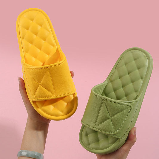 OrthoCare Checkered Summer Slippers - Unique Comfort