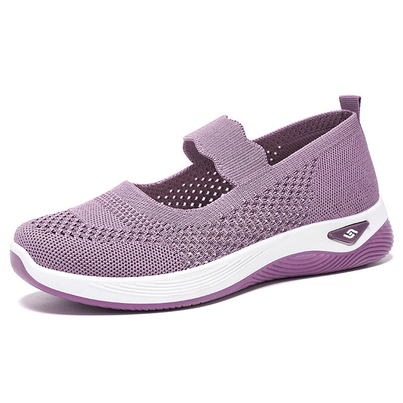OrthoCare | Breathable Mary Jane Walking Sneakers