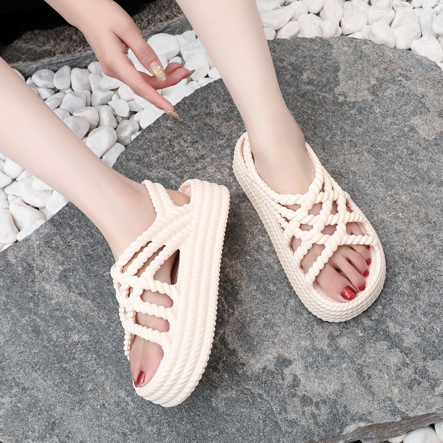 Norelle | Women’s Orthopedic Woven Fisherman Platform Sandals