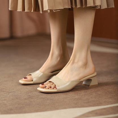 OrthoCare Sandals - Chunky Heel Open Toe Comfort
