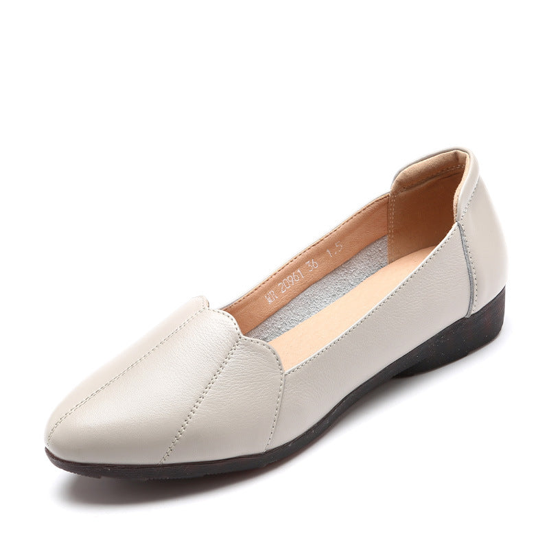 OrthoCare Leather Flats - Soft Soled Comfort Shoes