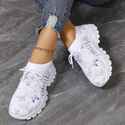Harlowe | Women’s Orthopedic Floral Chunky Walking Sneakers