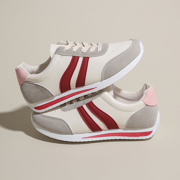 Kamora | Women’s Orthopedic Retro Stripe Walking Sneakers
