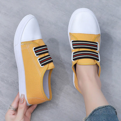 OrthoCare Casual Canvas Slip-On Sneakers – Lightweight Everyday Comfort Shoes