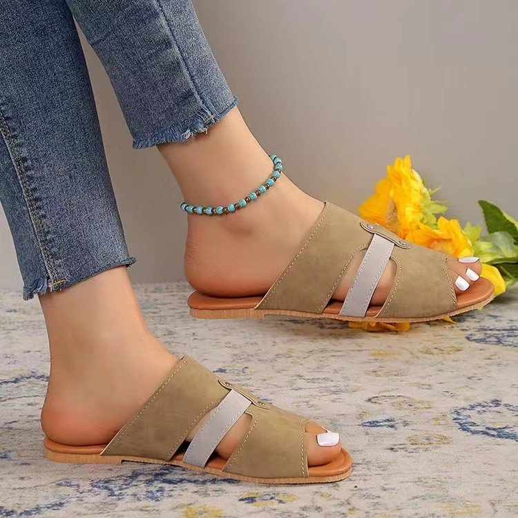Umbria | Women’s Orthopedic Double Strap Comfort Slide Sandals