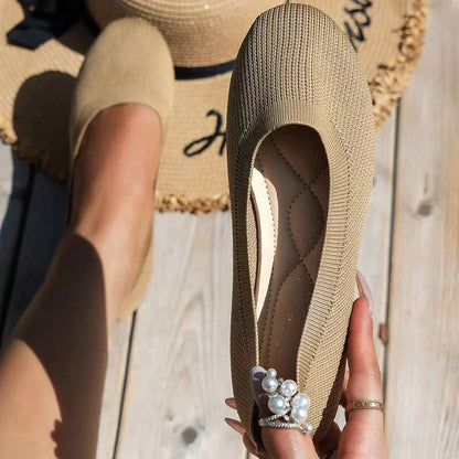 Fae | Women’s Orthopedic Knit Slip-On Ballet Flats
