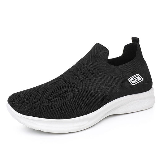 OrthoCare Women’s Knit Slip-On Sneakers – Lightweight Breathable Comfort Shoes