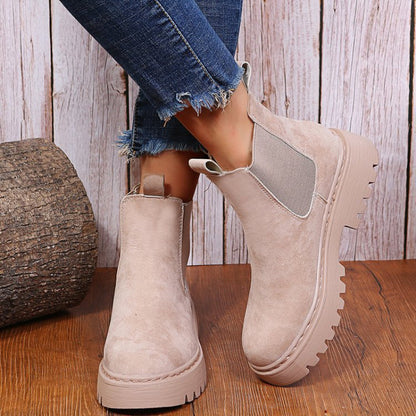 OrthoCare Ankle Boots - Chunky Platform Comfort