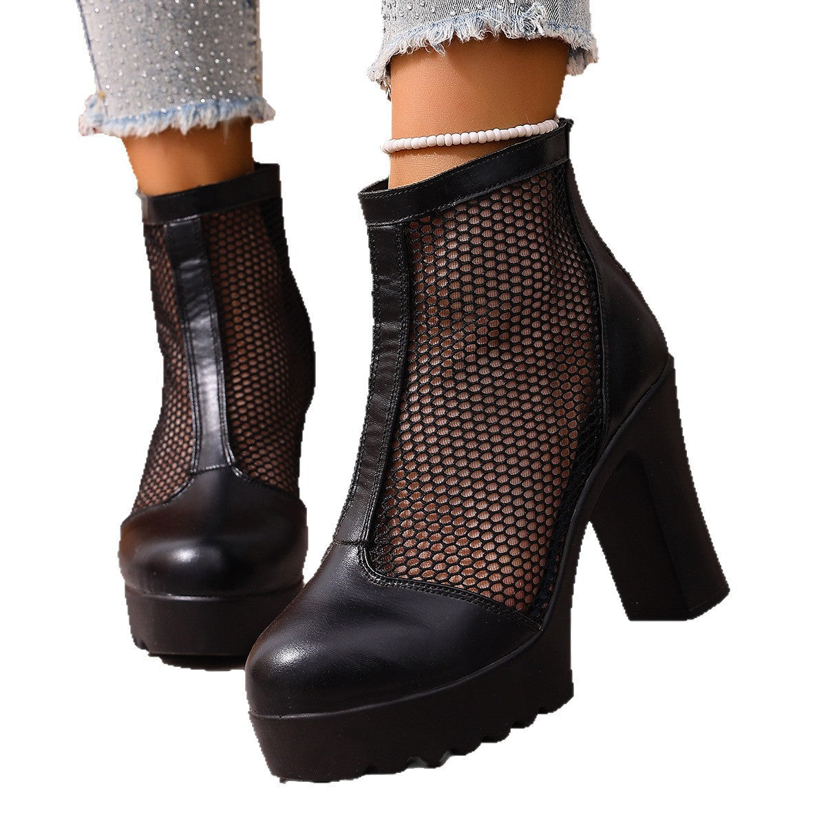 OrthoCare Chunky Knit Heel Boots - Unique Style