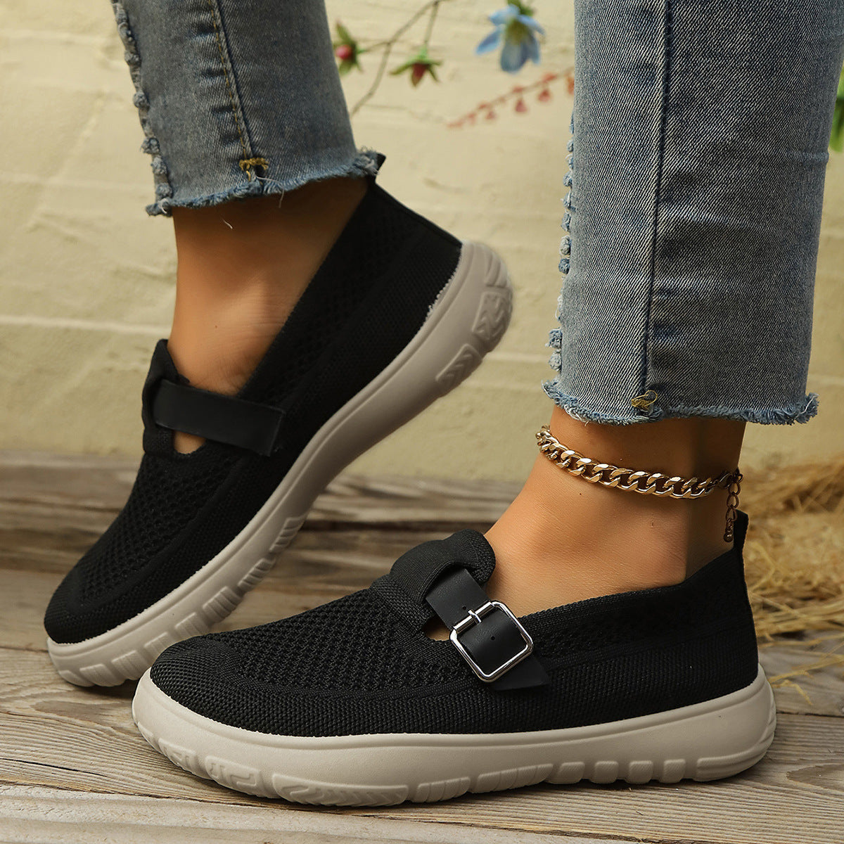 OrthoCare | Breathable Knit Slip-On Loafers