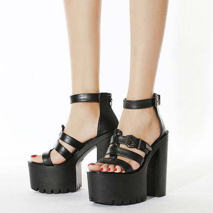 OrthoCare Custom Heeled Sandals  - Unique Elegance