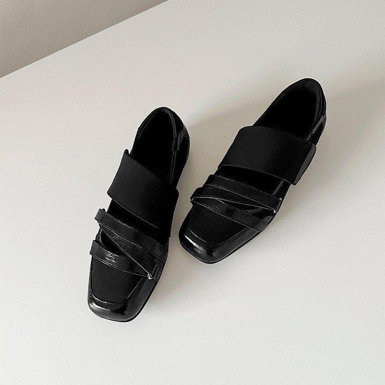 Baylisse | Women’s Orthopedic Retro Buckle Loafer Flats