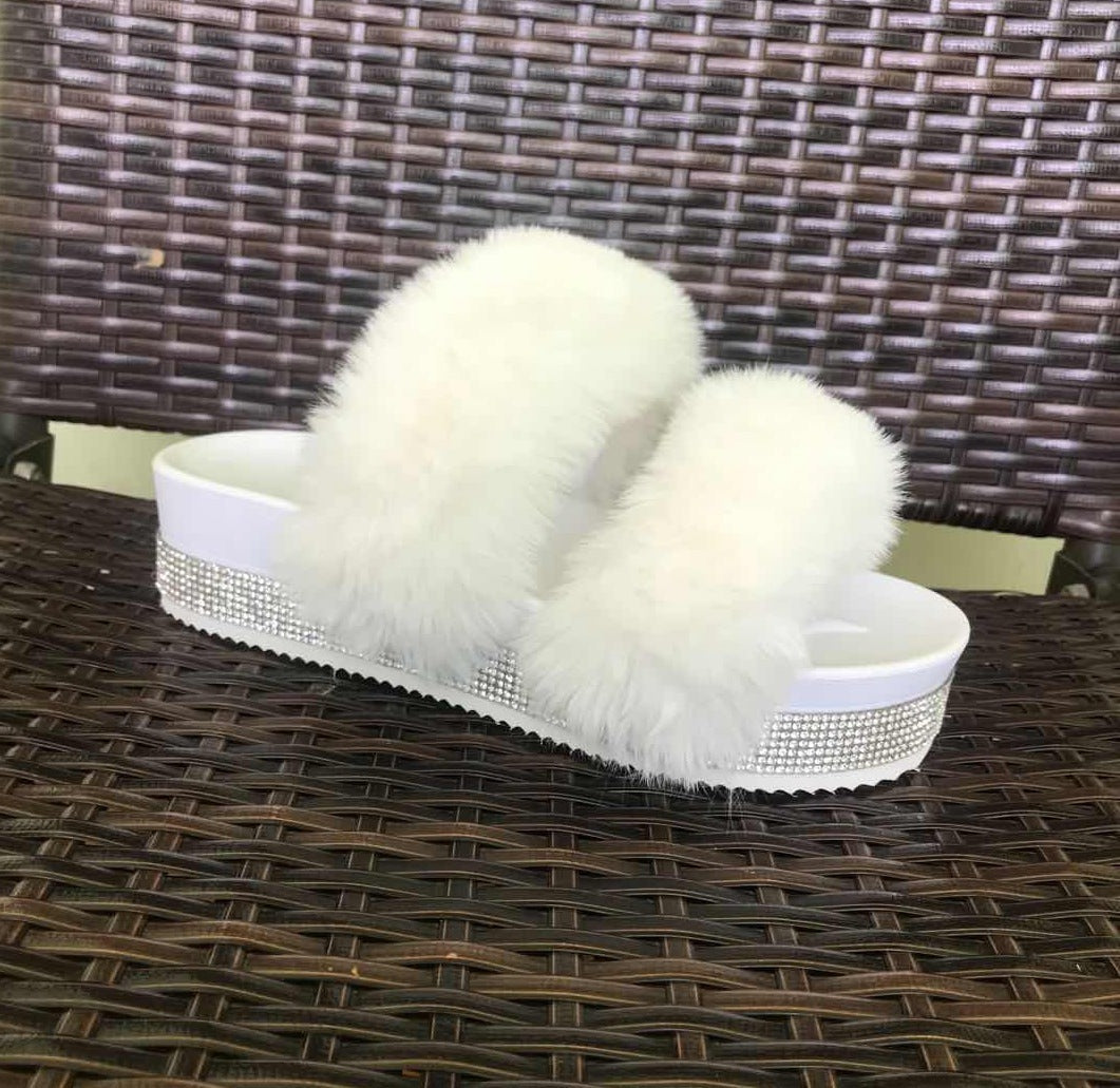 OrthoCare Fluffy Bling Slippers - Unique Style And Comfort
