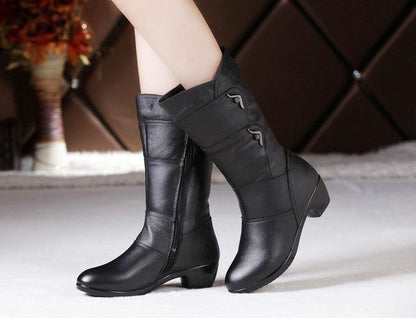 Maaike | Classic Mid-Calf Orthopedic Wedge Boots
