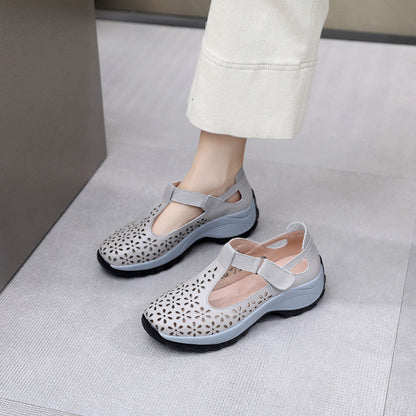 OrthoCare Leather Flat Shoes - Unmatched Comfort