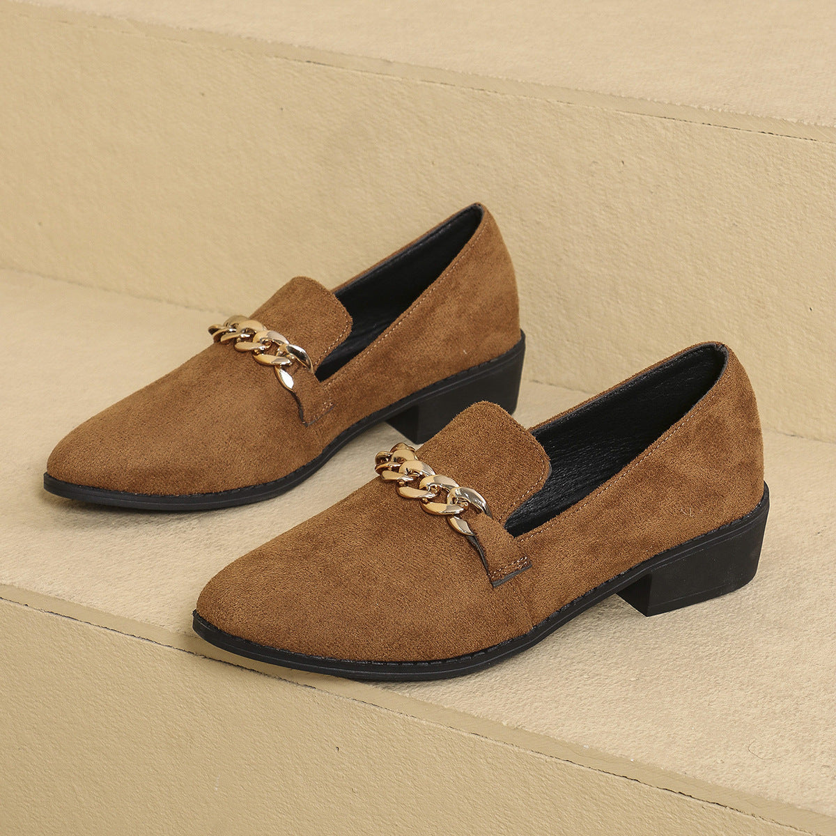 Sandra | Orthopedic Suede Chain Loafers