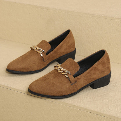 Sandra | Orthopedic Suede Chain Loafers