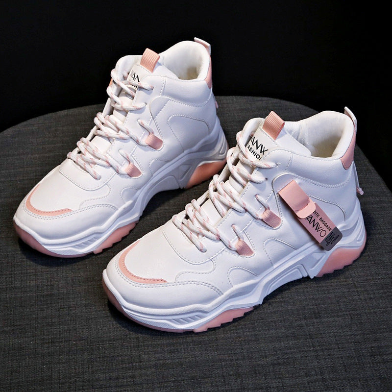OrthoCare White High-Top Sneakers - Unique And Trendy Style