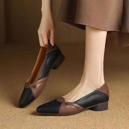 Evania | Women’s Orthopedic Cap Toe Ballet Flats