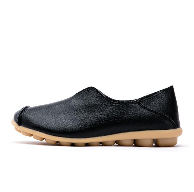 OrthoCare Flat Shoes In Genuine Leather - Unique Elegance