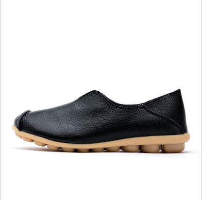 OrthoCare Flat Shoes In Genuine Leather - Unique Elegance