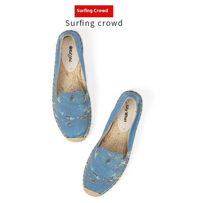 OrthoCare Animal Print Espadrille Slip-On Flats