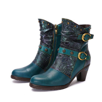 OrthoCare Retro Boots - Artisanal Comfort Design