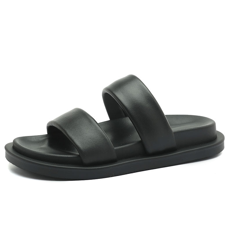Lorienne | Women’s Orthopedic Double Strap Comfort Slide Sandals
