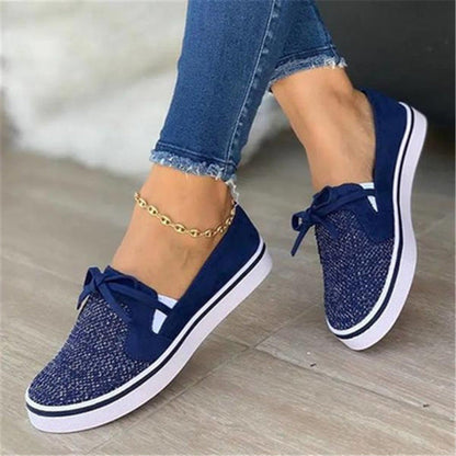 OrthoCare Flat Canvas Sneakers - Unique Elegance And Comfort