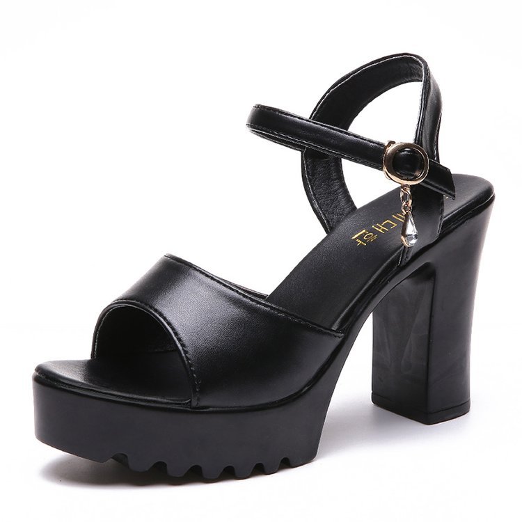 OrthoCare Platform Block Heel Sandals