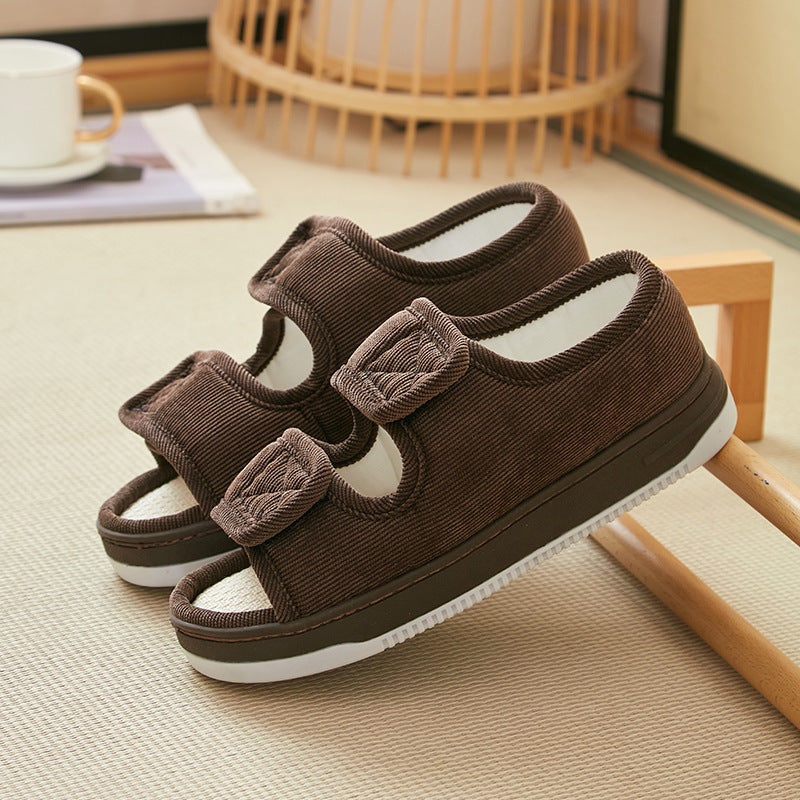 Dorelia | Women’s Orthopedic Plush Double Strap Sandals