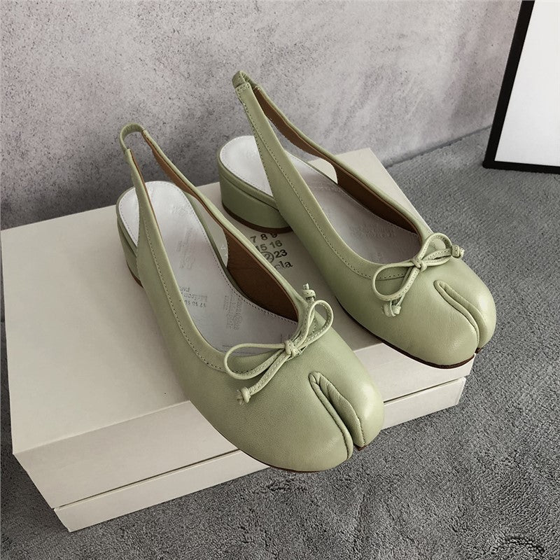 Wilhelmina | Women’s Orthopedic Bow Accent Slingback Flats