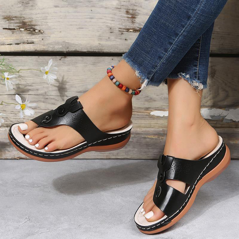Xenia | Women’s Orthopedic Adjustable Toe Loop Comfort Sandals