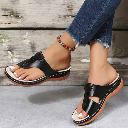 Xenia | Women’s Orthopedic Adjustable Toe Loop Comfort Sandals