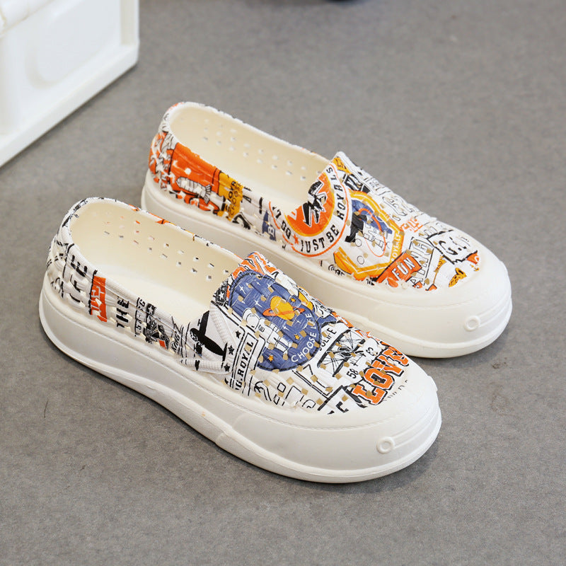Isolde | Women’s Orthopedic Printed Slip-On Casual Sneakers