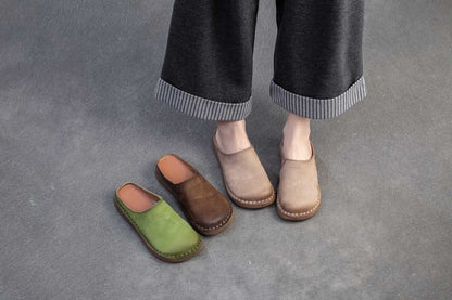 Maren | Orthopedic Soft Leather Slip-On Comfort Mules