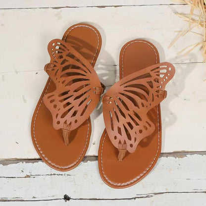 OrthoCare Vintage Summer Sandals With Butterfly Wings - Unique And Lightweight
