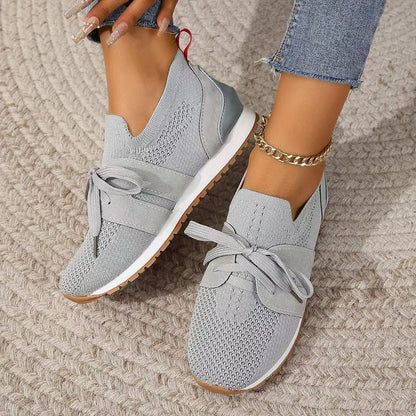 Clara | Orthopedic Knit Slip-On Sneakers – Lightweight Comfort Walkers