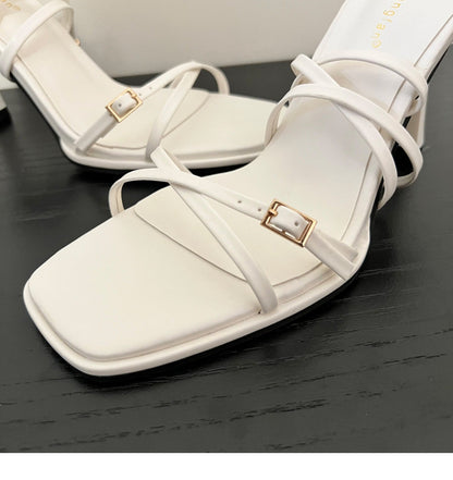 Unara | Women’s Orthopedic Minimalist Stiletto Mule Sandals