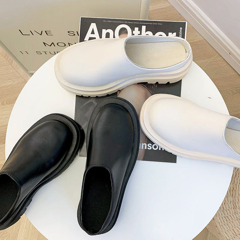 OrthoCare Chunky Sole Mules - Closed Toe Comfort