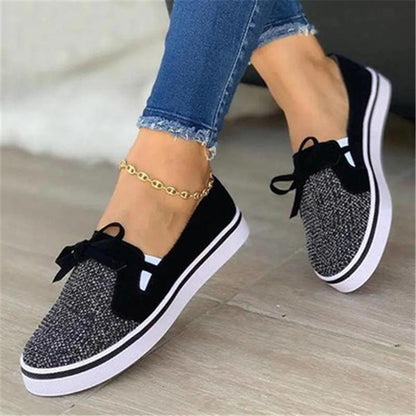 OrthoCare Flat Canvas Sneakers - Unique Elegance And Comfort